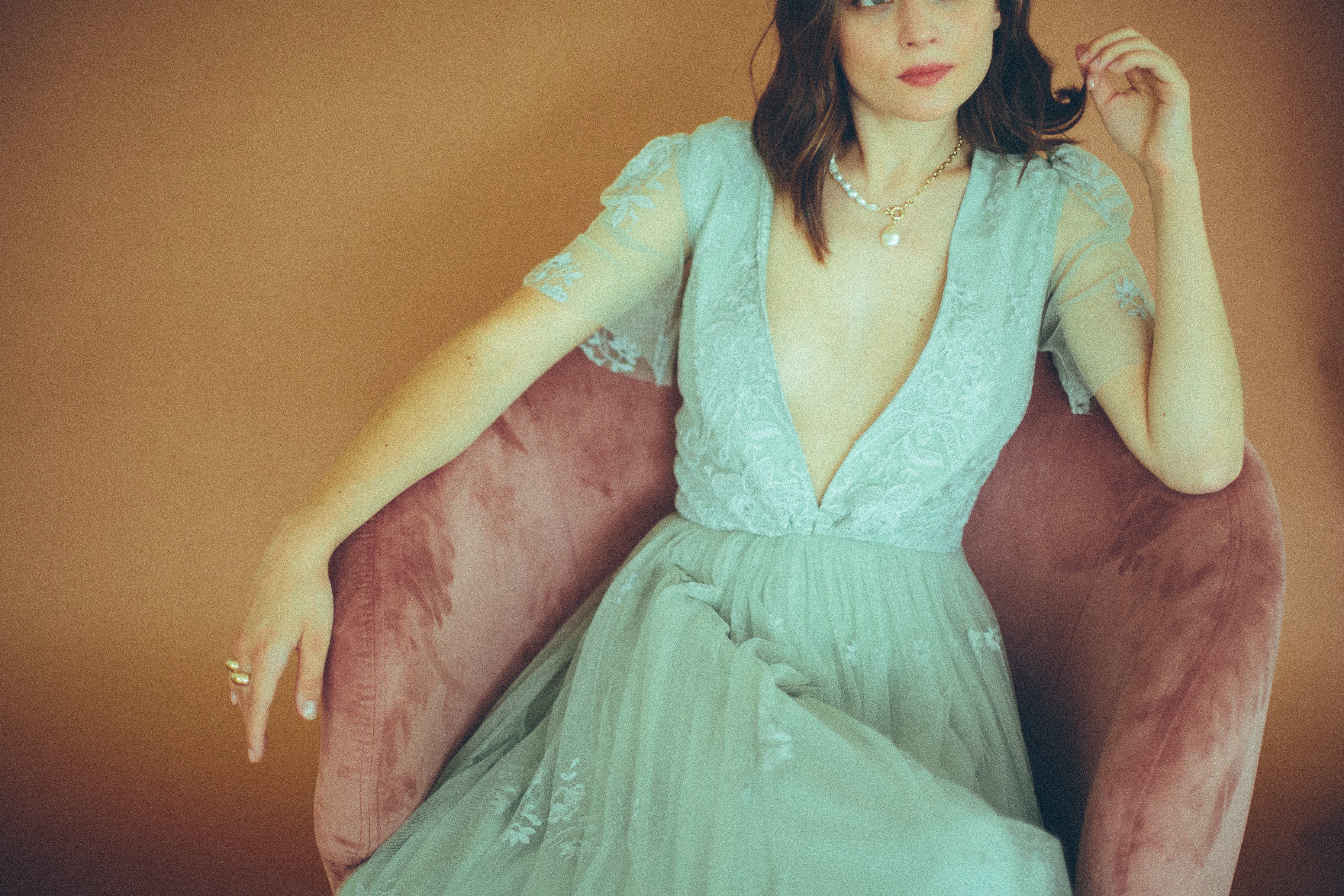 chloe mint green dress Chloe